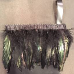 Black Fashionista Leather Couture Christmas Stocking - thumbnail 2