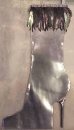 Black Fashionista Leather Couture Christmas Stocking - thumbnail 1