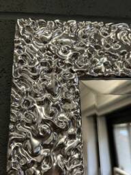 Handmade Wall Mirror Handcrafted Mirror Bevelled Ornate Chrome UK Made Solid Wood