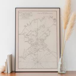 Rio De Janeiro Nautical Chart Print Vintage Map Wall Art - thumbnail 3
