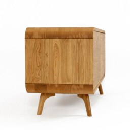 Tv Stand. Tv Console, Cabinet With 4 Drawers, Unit, Entertainment Center, Handmade Sideboard Mid Century Storage Cabinet - thumbnail 4