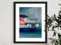 Porsche Marlboro - Stussy Racing A2 A3 A4 Framed Poster Print Wall Art - thumbnail 1