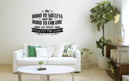 Road To Success Failure Wall Decal Motivation Quote Decor Sticker Vinyl Art Good Hose Home Decoration Gift Idea - thumbnail 1