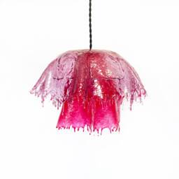 The Vana Lamp. Handcrafted One-Of-A-Kind Lighting. Resin Pendant Lamp, Drip Ambient Light, Mushroom Decor, Jellyfish Lighting Home Decor - thumbnail 3
