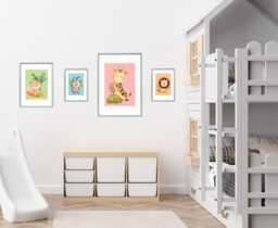 Light Green A2/A3 A4 Photo Frame - Wall Hanging Poster Frames - thumbnail 1