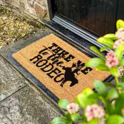 Take Me To The Rodeo - Western-Inspired Doormat For Cowboy Souls Perfect Country Homes, Barn Entrances, Or Rodeo-Loving Families - thumbnail 3