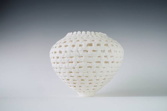 Handmade Ceramic Decorative Vase, Porcelain, Matt Finish, Contemporary Home Decor - image 1