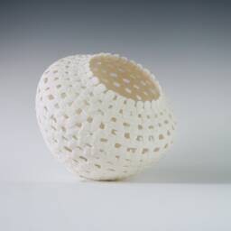 Handmade Ceramic Decorative Vase, Porcelain, Matt Finish, Contemporary Home Decor - thumbnail 2