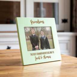 Personalised Grandchildren Photo Frame Pastel Colours, Grandparent Gift - Lc1082 - thumbnail 3