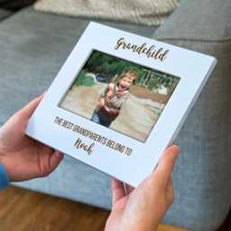 Personalised Grandchildren Photo Frame Pastel Colours, Grandparent Gift - Lc1082 - thumbnail 2