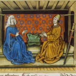 Medieval Cushion, Red & Green Wool Pillow, Hand Sewn Silk Tassels, 15Th Century Reenactment - thumbnail 4