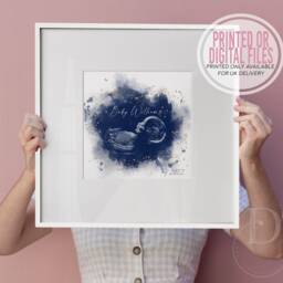 Baby Scan Gift Frame // Mothers Day Pregnancy Announcement Ultra Sound - Gift For Baby Shower Mum Nursery Decor - thumbnail 2