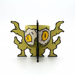 "Concrete Design Yellow Planter Pot, Limited Edition, Guest Artist ""Cins" - thumbnail 1