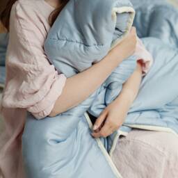 Wool Duvet Size 155x220 cm, Summer Warmth, Blue - Us Duty Paid - thumbnail 2