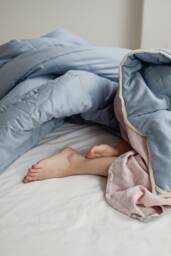 Wool Duvet Size 155x220 cm, Summer Warmth, Blue - Us Duty Paid - thumbnail 1