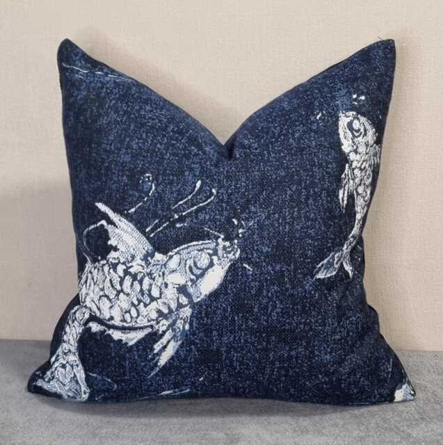 Ralph Lauren Pebble Cove Fabric Cushion Cover 50x50 cm - image 1