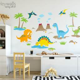 Dinosaurs Wall Decals For Nursery, Stickers, Playroom Kids Room Decor, T-Rex Decal, Decor - thumbnail 3
