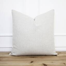 Neutral Linen Pillow Cover 20 X Designer Natural Decorative -- Plh Signature - thumbnail 1