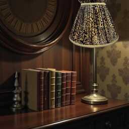 Pleated Leopard Print Tapered Drum Table Lamp Shades Ceiling Lights Pendants Floor Standard Lampshade - Animal Print Fabric Lamp Shades - thumbnail 2