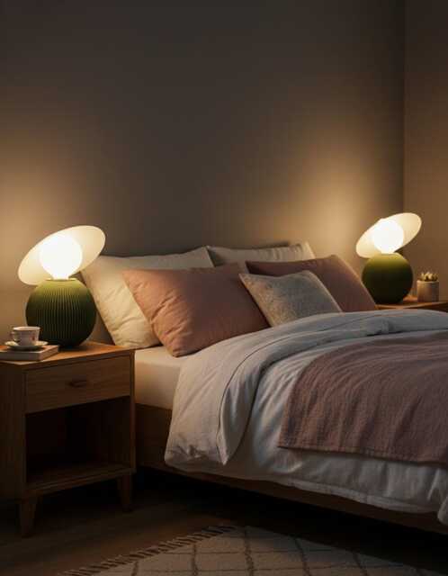 Eco-Friendly Art Deco Lamp - Set Of Two Lamps For Weddings - image 1