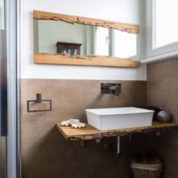 Live Edge Mirror in Recycled Wood - thumbnail 2