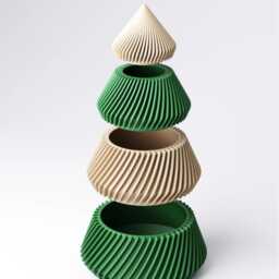 Modular Stacking Christmas Tree With Secret Storage - thumbnail 3