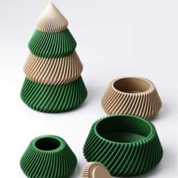 Modular Stacking Christmas Tree With Secret Storage