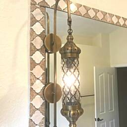 Bathroom Sconce, Bathroom Light, Wall Lamp, Wall Sconce, Morocco Light, Morocco Lighting, Turkish Light, Morocco Lamp, Turkey Sconce - thumbnail 2