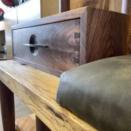 Entry Bench With Coat Hanging & Shoe Storage - thumbnail 4