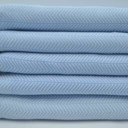 "Baby Blue Blanket, 200cmx225cm, Turkish Pestemal, Throw, Cover, Beach Towel, 79""x89" - thumbnail 2