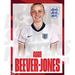 Lionesses Beever-Jones 24/25 Home Headshot Poster - Officially Licensed Product A4/A3 Framed Options Wall Decor - thumbnail 1