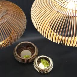 Wood Rustic Pendant Light Chandelier Lamp Shade For Dining Table - Gula L66 - thumbnail 3