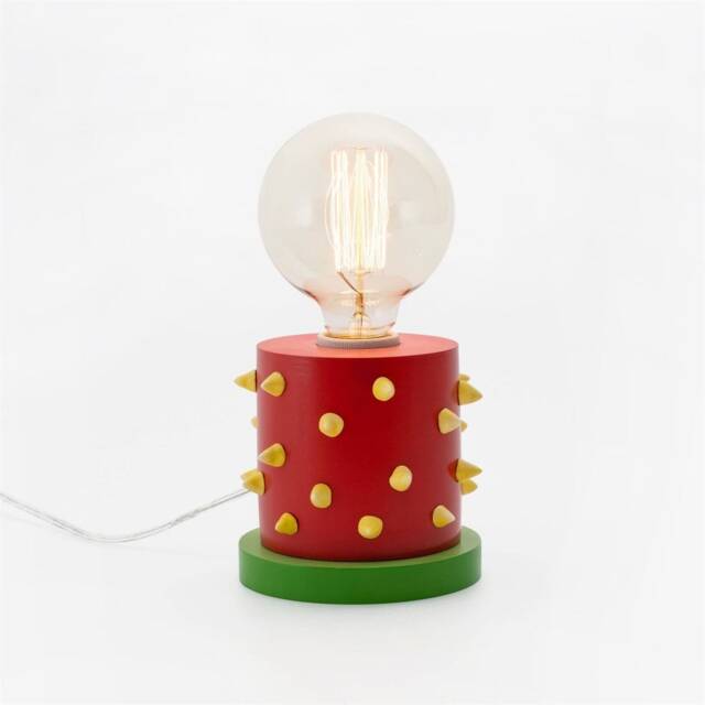 "Concrete Designer Table Lamp, Limited Edition, Guest Artist ""Ziba" - image 1