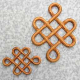 Miniature Celtic Knot Of Longevity - Long Life Traditional Wood Carving - thumbnail 2