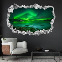 Northern Lights Wall Decal Sticker Mural Poster Print Art Home Bedroom Office Decor Kr28 - thumbnail 2