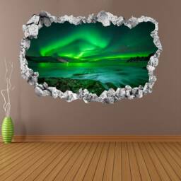 Northern Lights Wall Decal Sticker Mural Poster Print Art Home Bedroom Office Decor Kr28 - thumbnail 3