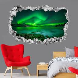 Northern Lights Wall Decal Sticker Mural Poster Print Art Home Bedroom Office Decor Kr28 - thumbnail 1