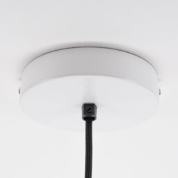 Otto Ceiling Pendant Lamp - White You Choose We Build Textile Cable Color Cord Industrial Swag - thumbnail 3