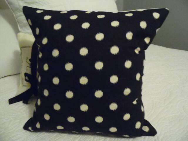 Pillow Covers.black.cream.cream Dots.cream.october Decor.fall Decor.home Decor Covers.teen Room.unisex.accent Pillow.toss - image 1