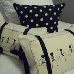 Pillow Covers.black.cream.cream Dots.cream.october Decor.fall Decor.home Decor Covers.teen Room.unisex.accent Pillow.toss - thumbnail 2