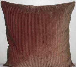 "Chenille Striped Pattern Decorative Pillow Cover-18""x18" - thumbnail 1