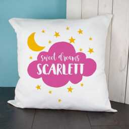 Personalised Sweet Dreams Cushion Cover - thumbnail 1