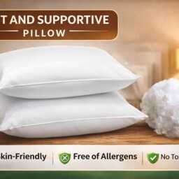 Duck Feather & Down Pillows Non-Allergenic Super Soft Extra Filled Support Hotel Quality in Pack Of 2 & 4 - thumbnail 2