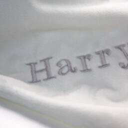 Personalized Bear Snuggle Blanket - Baby Shower Gift - thumbnail 3