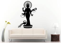 Hindu Hinduism God India Deity Namaste Yoga Mandala Om Diy Wall Sticker Decal Vinyl Mural Decor Art L2211 - thumbnail 1