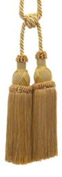"D??copro Double Curtain & Drapery Tassel Tieback, Length 10"" - 25cm, Spread 30"