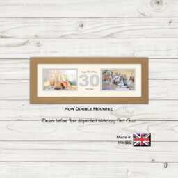 "30Th Photo Frame Word Birthday Special Gift Two Box 6""x4" - thumbnail 1