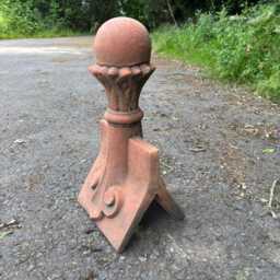 Daisy Ball Roof Finial 70 Degree Angled Ridge Tile - thumbnail 4