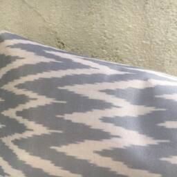 Handwoven Silk Ikat Lumbar Pillow Cover, Modern Accent - 10x24 - thumbnail 2