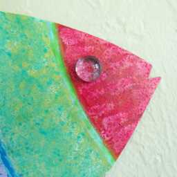 Upcycled Metal Fish Wall Art Tropical Coastal Decor - 6x11 - thumbnail 2